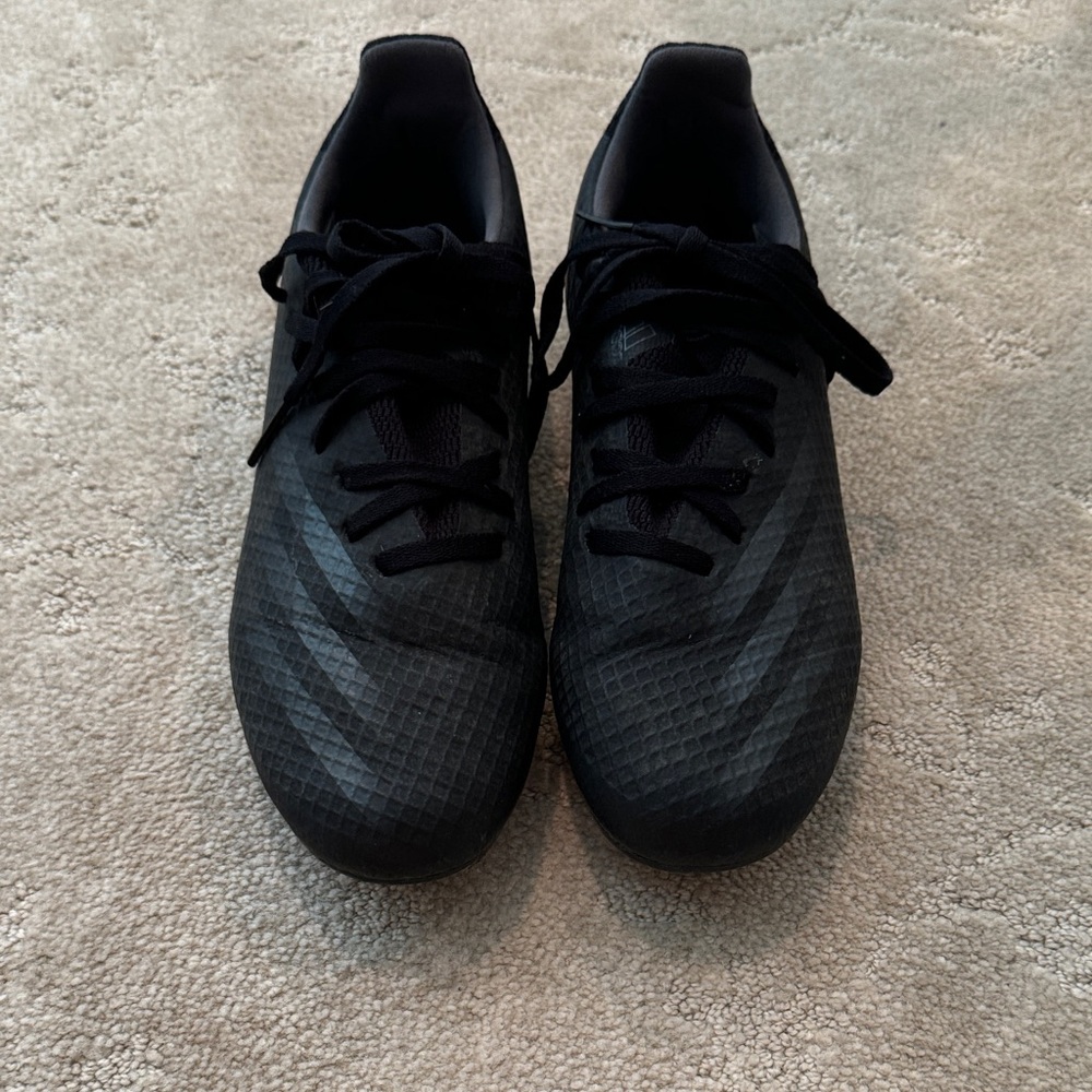 Black Boys Adidas Soccer Shoes